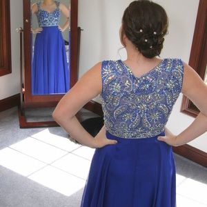 Blue Prom Dress